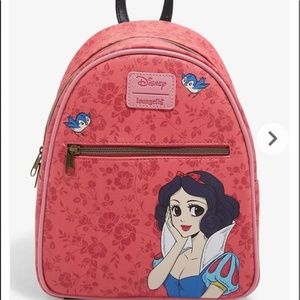 Snow White Embossed Loungefly Backpack ~ Rare!